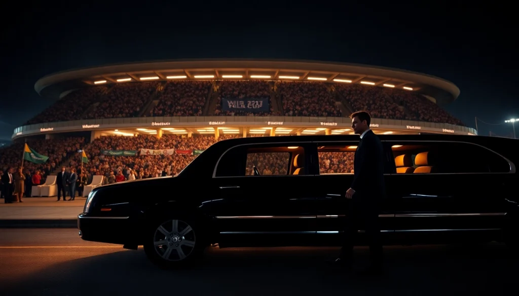 World Cup Group Transportation in luxury limousines for a premium experience.