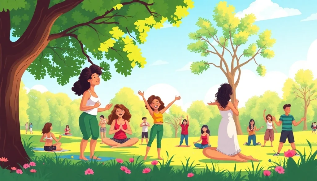 glownexis.com과 함께한 건강한 자연 속 웰니스 활동의 모습