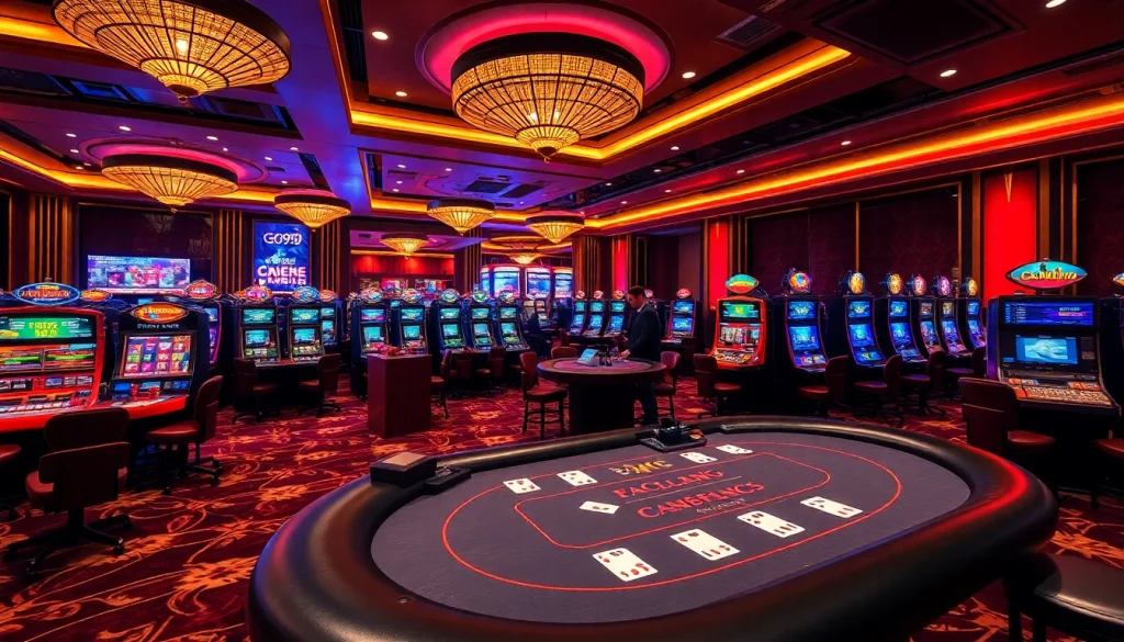 Experience excitement at Trang chủ Go99 with vibrant casino tables and thrilling betting action.