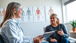 Engaging consultation about Oral Weight Loss Treatments in a professional healthcare setting.