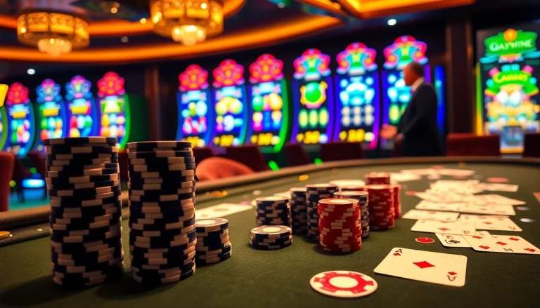Experience the exhilaration of Game Haywin at a luxurious casino with vibrant gaming floors.