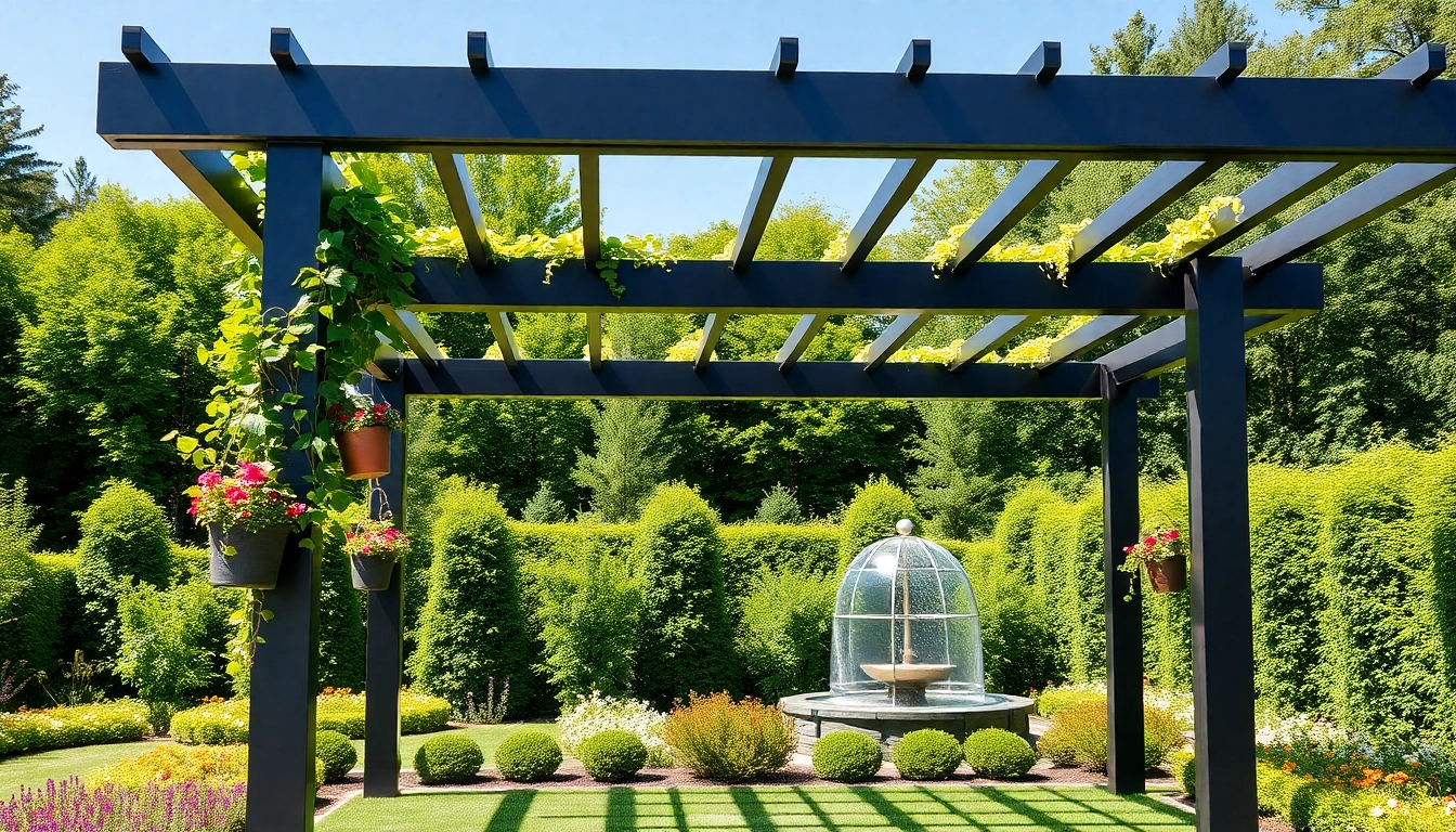 Crafting Timeless Appeal: The Benefits of a Modern Steel Pergola for Your Outdoor Space