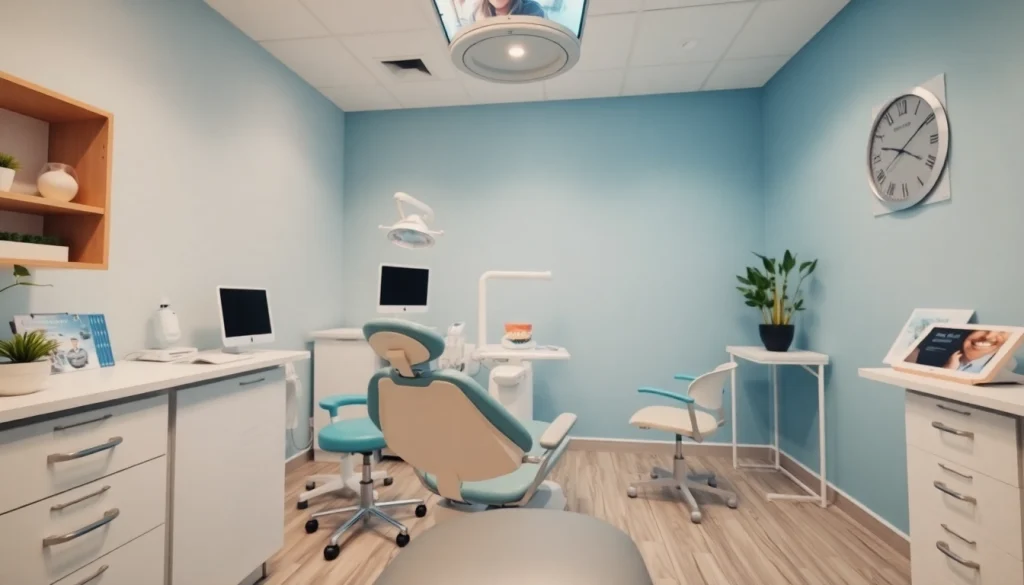 Orthodontic consultation room highlighting 歯並び 矯正 おすすめ with modern dental tools.