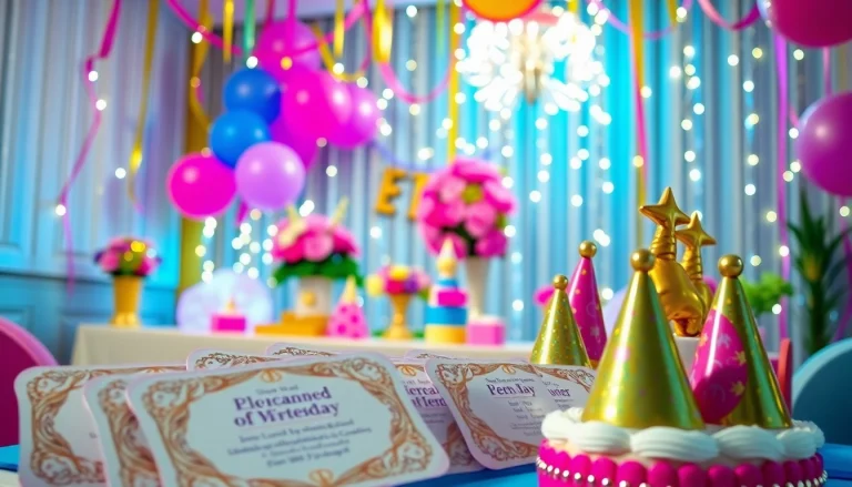 Celebrate a customizable birthday party with unique decorations and personal touches.