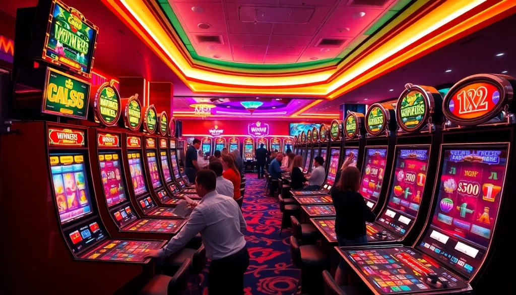 Menyaksikan keseruan permainan slot depo 1k dengan pemain yang meraih kemenangan di kasino.