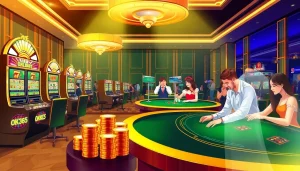 Experience exciting casino action at OK365, showcasing vibrant games and immersive betting environments.