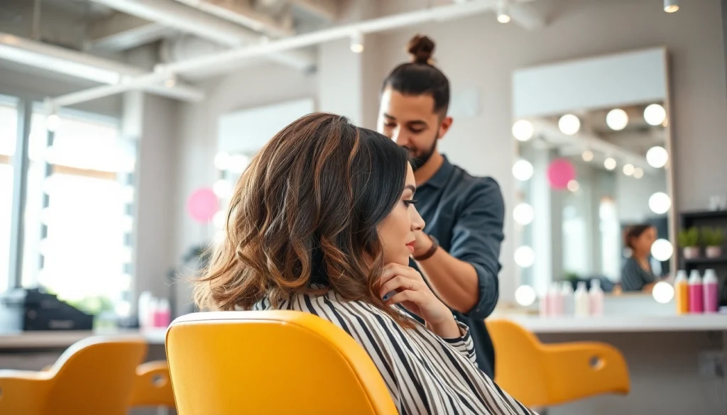 Coafat bucuresti by a skilled hairstylist in a chic salon.