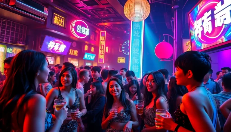 上海夜店的激动人心夜生活场景，展现 吃瓜网 活动的活力与热情。
