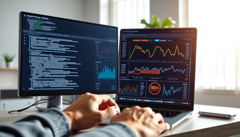 Web scrapping process in a modern e-commerce workspace with dynamic price tracking.
