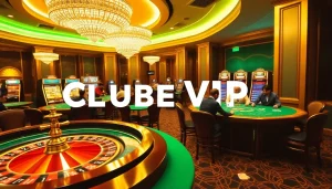 Experience the luxury of Clube VIP HHBET with exclusive gambling perks in a vibrant casino setting.