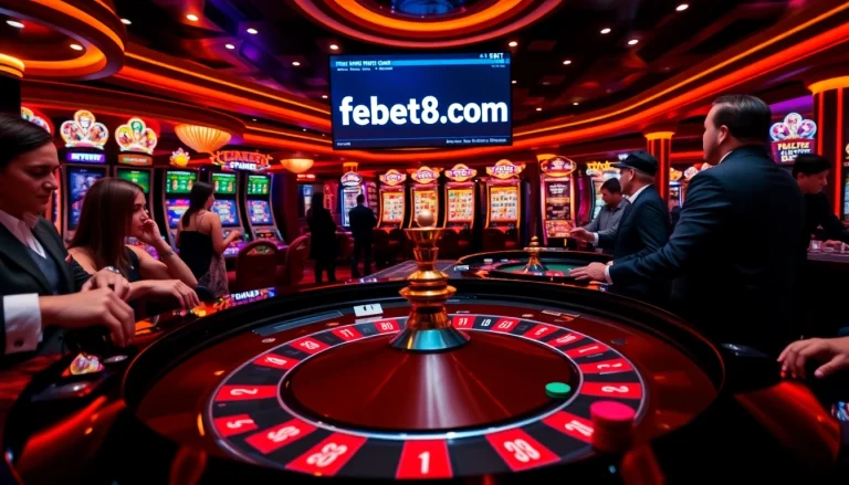 Experience the thrill of gambling at https://febet8.com with luxurious tables and vibrant games.