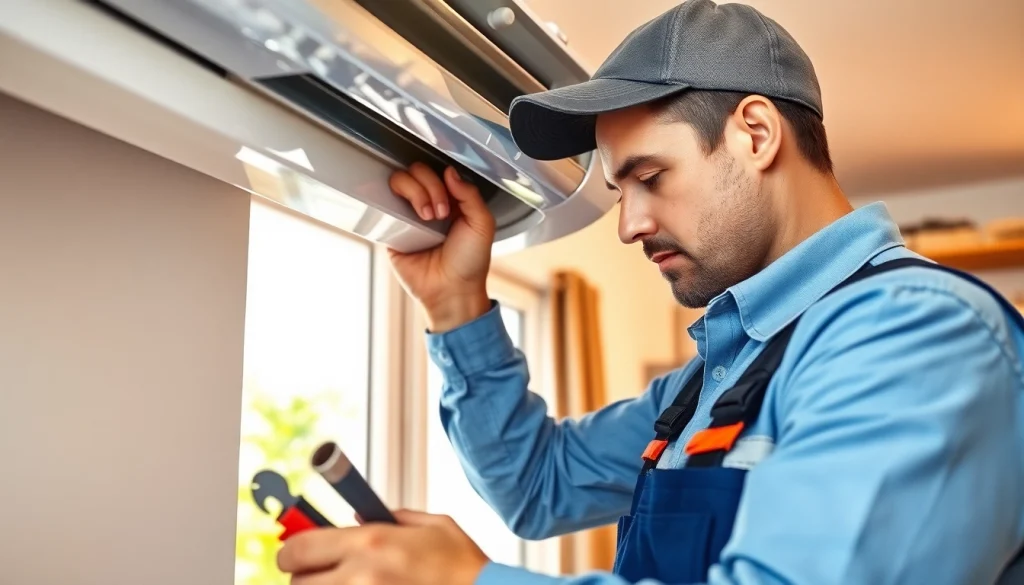 HVAC repair Mt Kisco service by a professional technician working on a unit.