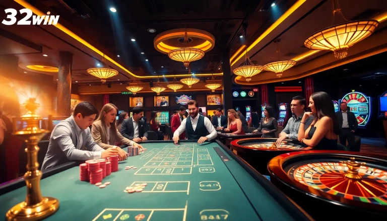 Experience thrilling gambling action at 32win with exciting casino games and vibrant tables.