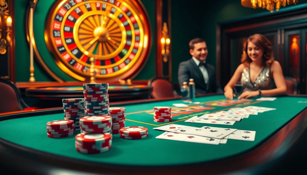 Experience the excitement of Nhà cái QQ88 at a lavish casino table with high-stakes poker action.