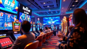 Engaging online gaming environment at BJ38 featuring 3D graphics and vibrant interfaces.