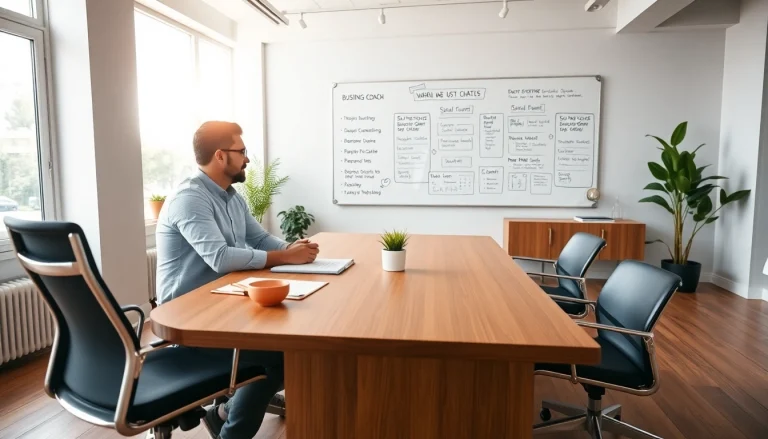 Business coach near me provides expert guidance in a welcoming office consultation.