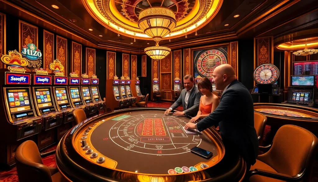 Rasakan kegembiraan Kit 4D di kasino mewah dengan elemen permainan yang berwarna-warni.