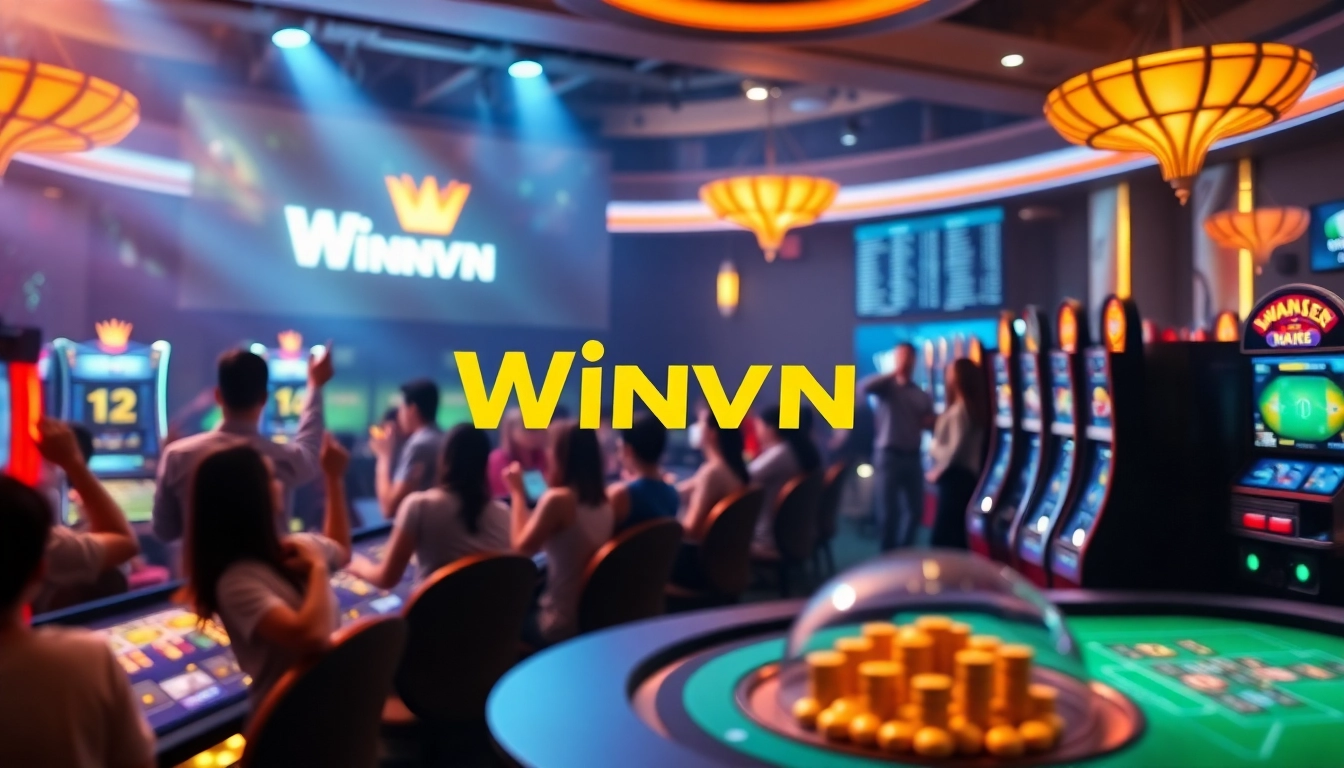Experience the excitement at Nhà cái Winvn with vibrant online gaming and sports betting options.