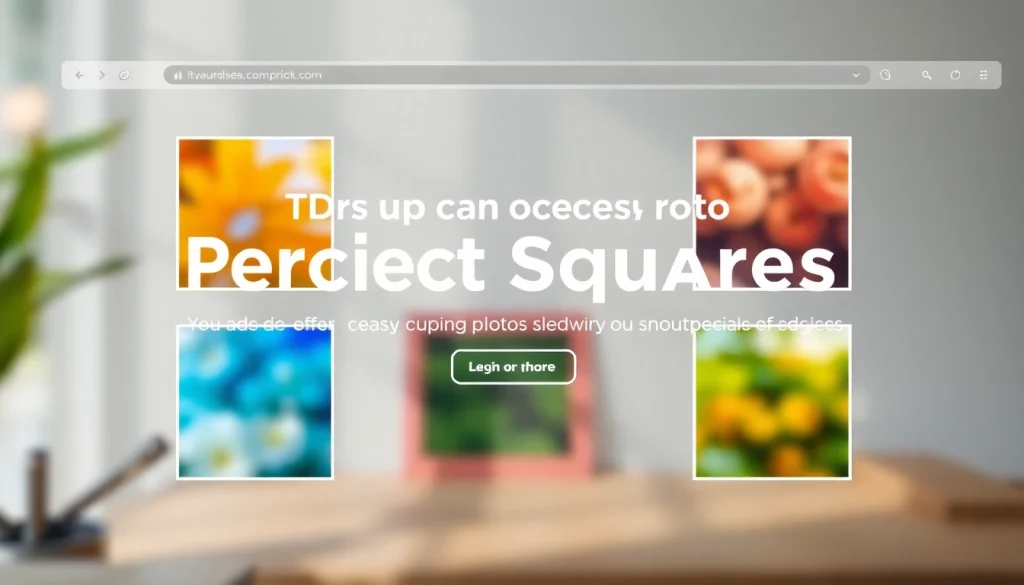 Turn image into square using friendly online tools with vibrant photo styles.
