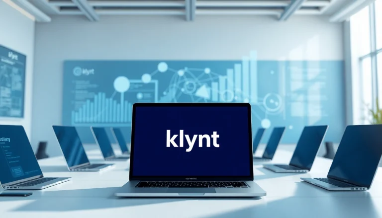 Klynt showcasing a seamless digital workspace with innovative design elements.