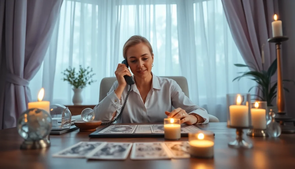 タロットカードとキャンドルを使った電話占い 当たるを示す魅力的な霊視セッション。