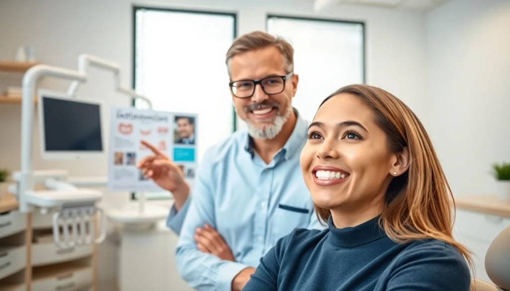 Consultation on Invisalign for adults Hawthorn showing a patient and orthodontist in a professional setting.