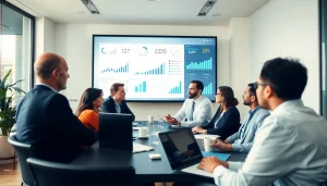 Insights on competitive intelligence faqs shared in a professional meeting setting.