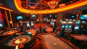 Experience the excitement of gambling with Link mới nhất QQ88 highlights at a luxurious casino.