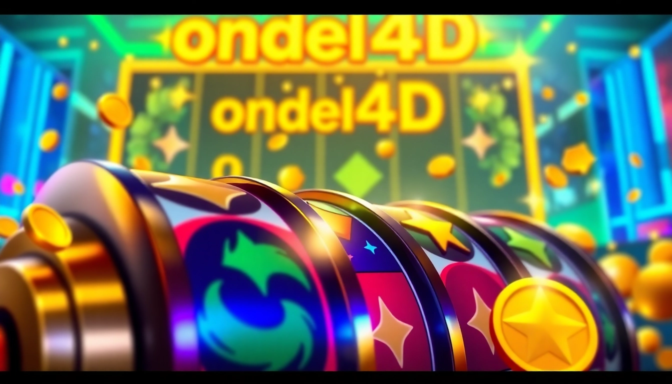 Memenangkan ondel4d slot dengan simbol-simbol berwarna cerah dan peluang besar di layar permainan online.