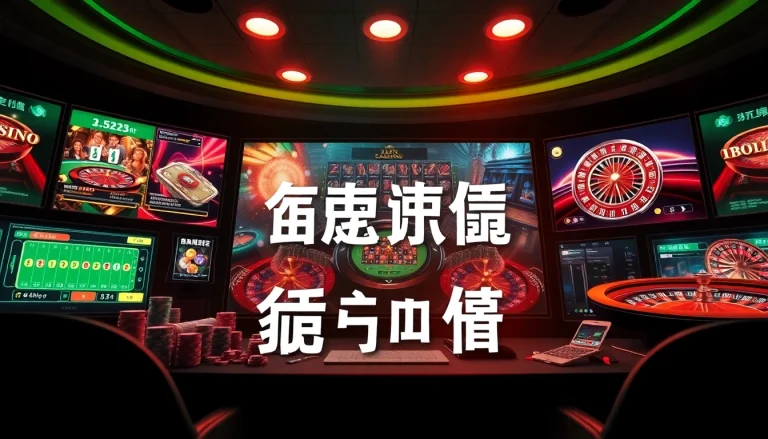 다양한 카지노사이트 게임과 안전한 게임 요소가 특징인 매력적인 카지노 분위기.