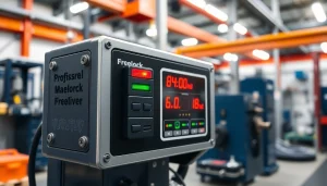 Freelock device showcased in a detailed industrial environment.