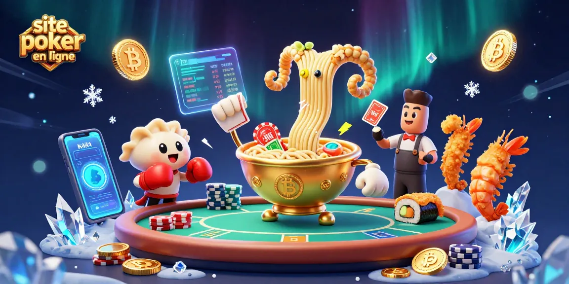 Jouez au poker en ligne sur un site poker en ligne avec des personnages animés et des éléments dynamiques.