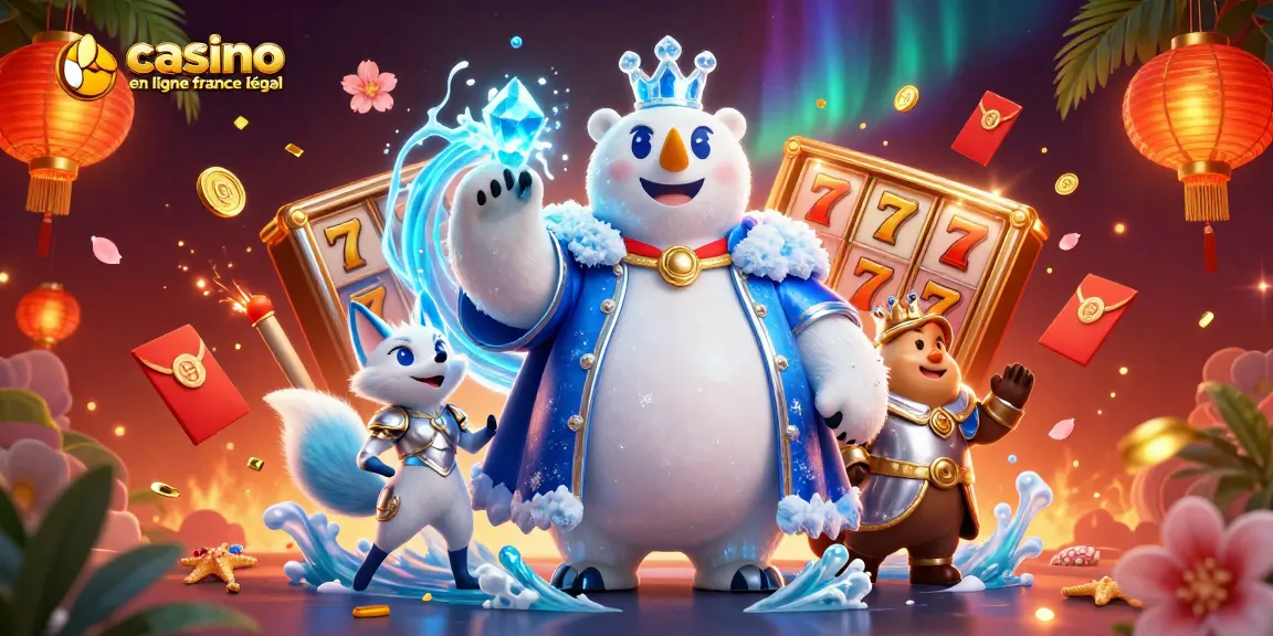 Découvrez les casinos en ligne en France légaux avec des jackpots influents dans cette illustration immersive.