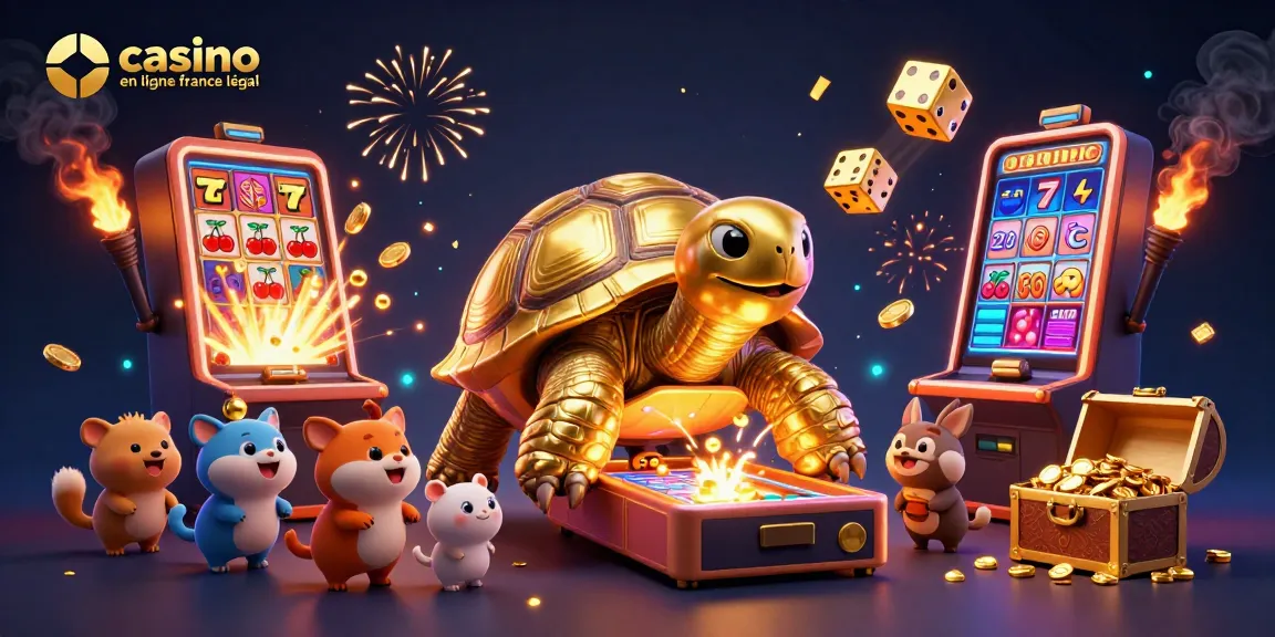 Profitez du jeu dans un casino en ligne légal en France avec de riches graphismes et des symboles de jackpot éclatants.