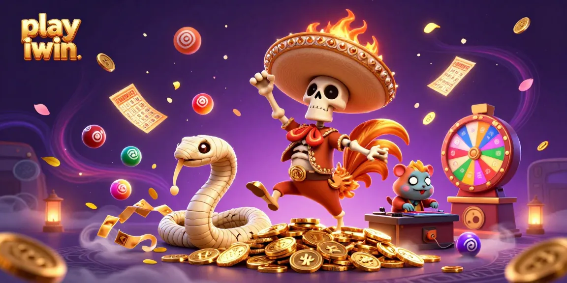 Play iwin in this exciting casino-themed scene with vibrant characters and dynamic elements.