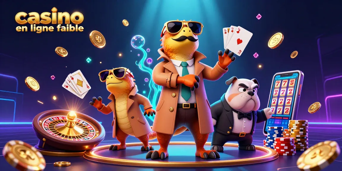 Gagnez en jouant sur un casino en ligne fiable avec cette scène animée illustrant des raptors déguisés.