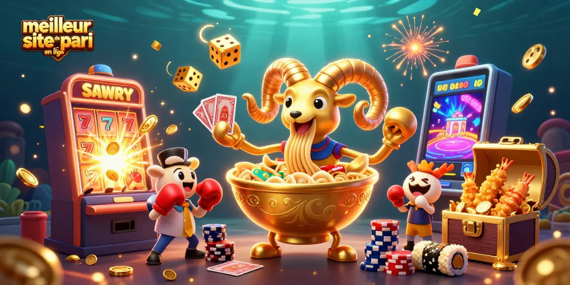 Actionner des gains sur le meilleur site de pari en ligne avec une illustration dynamique de casino.